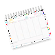 thumbnail image 3 of Planner anual horizontal Terrazo 12 meses no fechados, 3 of 3