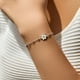 thumbnail image 3 of Pulsera HESHPAWS S925 Sterling Silver Cross Ajustable Plata, 3 of 3