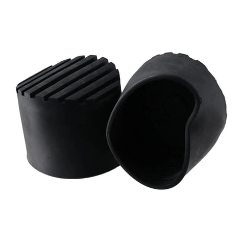 Ioensy - Paquete De 2 Pies De Escalera De Extensión, Botas Acolchadas, Piezas De Repuesto Redondas Y Resistentes, 5,6 Cm