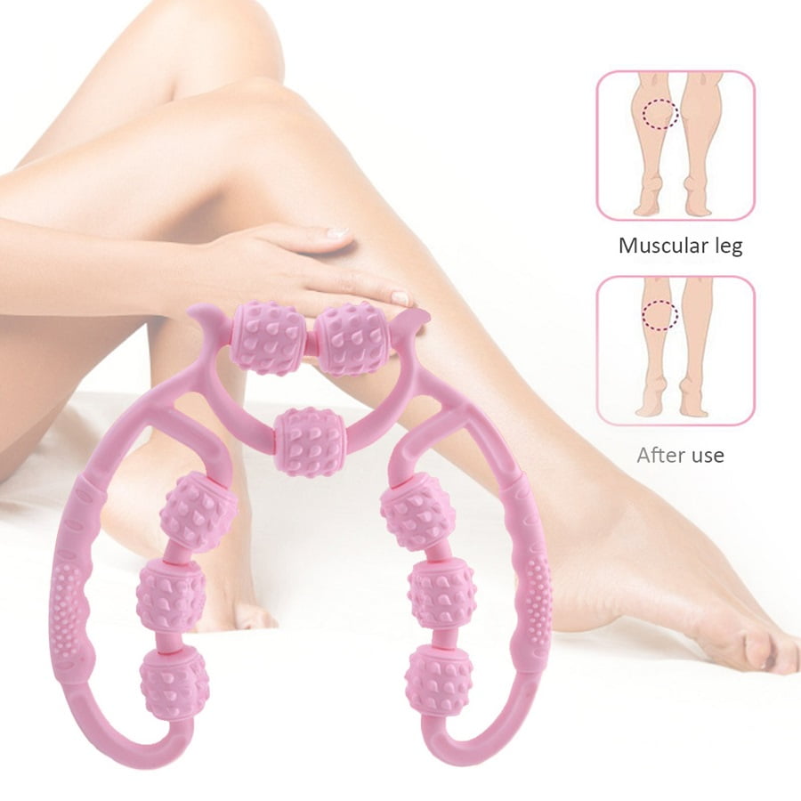 Invencible.cl - Masajeador Piernas Brazos 9 Ruedas Moldeando Masaje Tonificador Circulacion Alivio Estress Ak90