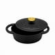 thumbnail image 3 of Cocotte Black Matte Ø24cm Oval La Creole®, 3 of 3