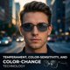 thumbnail image 3 of Lentes Inteligentes Bluetooth con Traducción Fecoul AI GS06S - Plateado, 3 of 9
