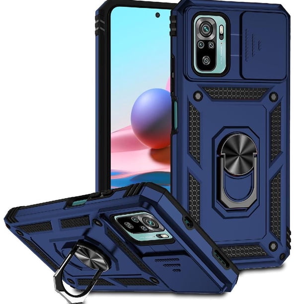 Estuche GANGXUN para Xiaomi Redmi Note 10 4G, soporte giratorio 360°, estilo mecánico y magnético
