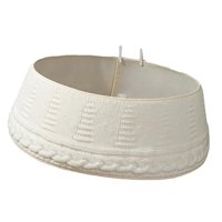 Bothyi - Collares De Árbol De Navidad De Punto, Falda Decorativa Para Árbol De Navidad, Cubierta De Base