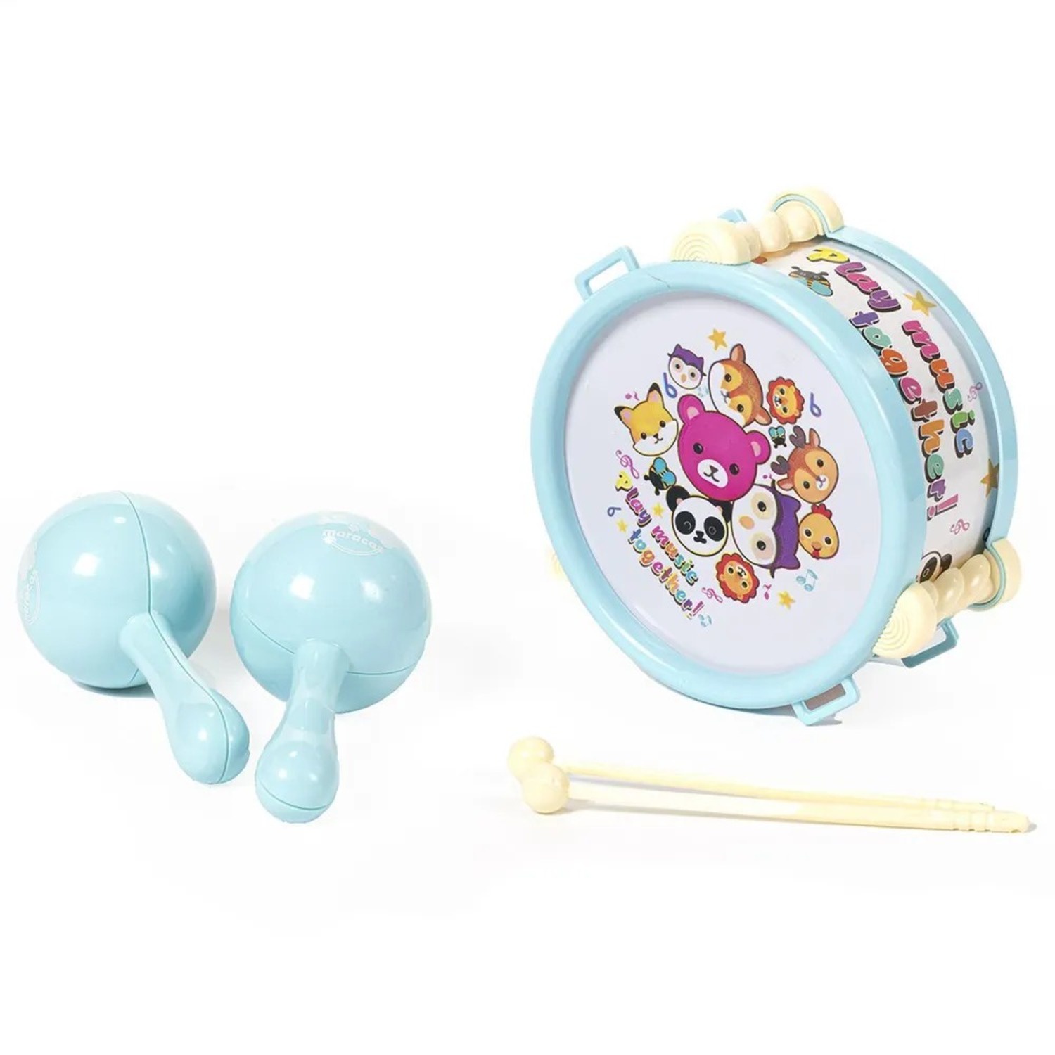 Genérico - Pack X 3 Juguete Tambor Ins Chico Eco 2023