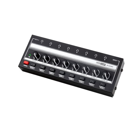 Bothyi - Amplificador De Auriculares De 8 Vías Divisor De Auriculares Multicanal Para Estudio De Escenario