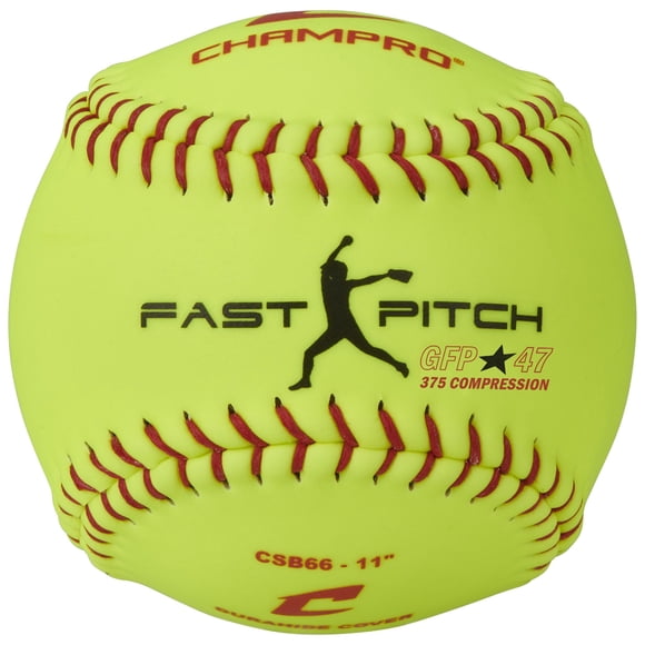 Softballs CHAMPRO 28 cm 12 unidades con cubierta Durahide