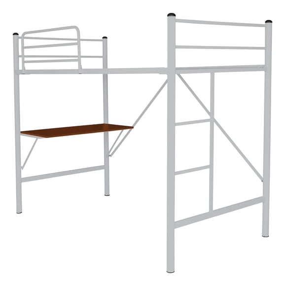 Cama Alta 1 Plaza Con Escritorio