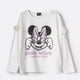 thumbnail image 3 of Polera Manga Larga Niña Bow Minnie Blanco Disney, 3 of 4