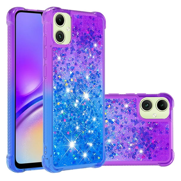 Funda Para Samsung Galaxy A06 Con Diseño Gradiente Y Brillo Líquido Antigolpes Tpu