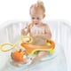 thumbnail image 3 of Cabezal de ducha para bebé - Bomba de ducha portátil para acampar para niños pequeños - Juguete submarino para la ducha de bebé para máxima diversión en la bañera o el lavabo, naranja, 3 of 7