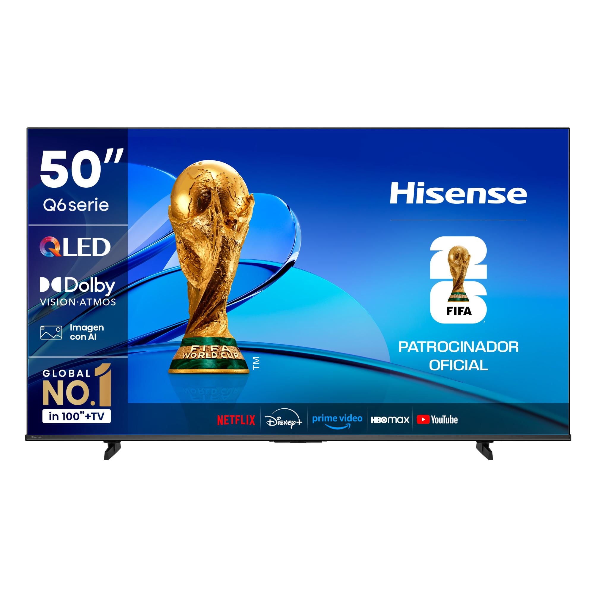 Televisor 50"" Qled 4K Uhd 50Q6Qv Smart Tv Hisense
