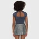 thumbnail image 2 of Polera Mujer M/C Sin Espalda Gris Corona, 2 of 5