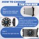 thumbnail image 5 of Ventilador de radiador EVERESTWAY 18 cm 12 V 80 W (2 unidades), 5 of 7