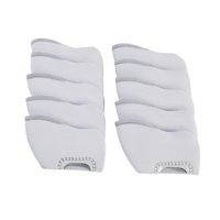 Magideal - 10 Piezas De Cubiertas De Hierro De Golf Visibles Cubiertas De Palos De Golf, Cubierta De Cabeza Universal Para Putters Híbridos Protección De Hierro , Blanco