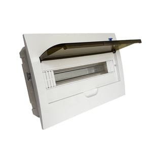 Tablero Eléctrico Embutido Drl 18 Modulos Tapa Clara Sec