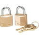 thumbnail image 2 of Padlock Master Lock 120T de latón macizo, 3/4 pulgadas de ancho (paquete de 2), 2 of 4