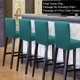 thumbnail image 2 of Fundas elásticas para taburetes de bar PiccoCasa para sillas laterales de altura de mostrador, color teal, 4 unidades, 2 of 7