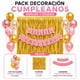 thumbnail image 1 of pack decoracion cotillon rosado -dorado, 1 of 1