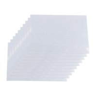 Magideal - 10 Uds Papeles Termorretráctiles Creativos, Lámina De Plástico Hecha A Mano Imprimible, Arte De 14,5 Cm X 20 Cm Para Adornos De Llavero, Manualidades, , 0,2 Mm Transparente 02 Mm Transparente