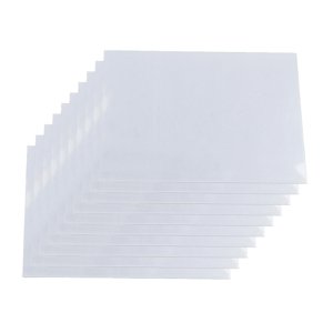 Magideal - 10 Uds Papeles Termorretráctiles Creativos, Lámina De Plástico Hecha A Mano Imprimible, Arte De 14,5 Cm X 20 Cm Para Adornos De Llavero, Manualidades, , 0,2 Mm Transparente 02 Mm Transparente