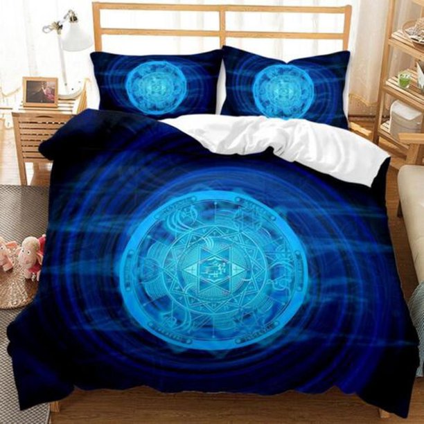 Five Star Inference Quilt Duvet Cover Set Double Doona Cover3-Piece Bedding Set
