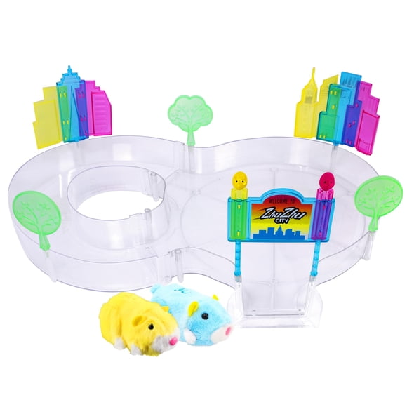 Playset ZhuZhu City Downtown Starter con Pipsqueak y Sophie 4+
