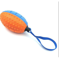 Genérico - Juguete Para Morder Jugar De Goma Pequeño Rugby Para Perros