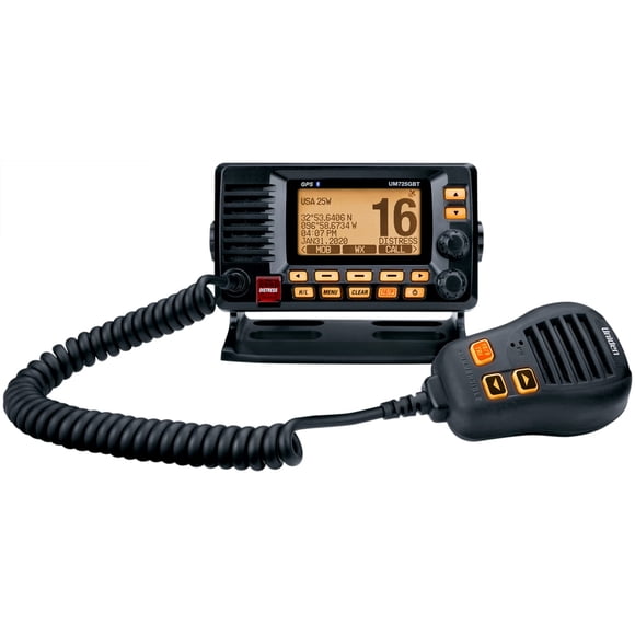 Radio VHF marina Uniden UM725GBTBK con GPS y Bluetooth