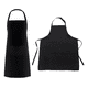 thumbnail image 1 of Delantal Perchera Cocina Anti-Grasa y Anti-Manchas Ajustable Negro, 1 of 3