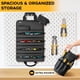 thumbnail image 3 of Tool Bag, Tool Bags for Men, Heavy Duty Tool Organizer, Portable Roll Up Tool Bag Gifts For Him, Mechanic, Electrician and Hobbyist, Car Tool Roll Organizer, 3 of 3