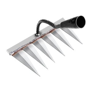 Ioensy - Rastrillo De Eliminación De Malezas Rastrillo De Agarre Rastrillo De Jardín Para Jardinería En El Patio Trasero De La Granja 6 Dientes