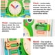 thumbnail image 4 of Montessori Wooden Children's Learning Clock Toy, Multifunctional Frog Teaching Clock Calendar, Weather, Season, Time, Week, Children's Early Education Fun Toy, Gift For Kindergarten Boys And Girls, 4 of 4