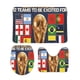 thumbnail image 1 of Juego de 3 Alfombras de Baño de Terciopelo Coral Copa Mundial de la FIFA, 1 of 6
