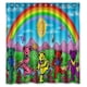 thumbnail image 1 of Cortina de ducha de la banda de rock Grateful Dead, juego de cortina de baño con ganchos, tamaño 60 x 72 pulgadas, 1 of 3