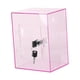 thumbnail image 2 of Caja De Ahorro De Dinero Acrílica Con Cierre, Tarro De Ahorro Transparente Para Dormitorio De Niños Y Adolescentes, Color Rosa, 2 of 5