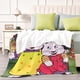 thumbnail image 4 of Max y Ruby anti-pilling, suave, ligera, esponjosa y acogedora de lujo para hogar y cocina – Perfecta para niños y adultos,80X120cm, 4 of 6