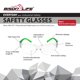 thumbnail image 2 of Gafas de seguridad BISON LIFE Crystal Clear Lens Green x12 pares, 2 of 9