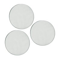 Bothyi - 3 Uds Placa De Espejo Sólido Accesorios De Fotografía Ornamento Decoración Artística Para Protección Round18Cm