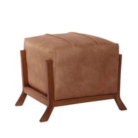 Latam Home - Pouf Marsella Cuero Kentucky Tabaco