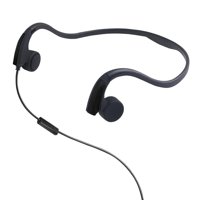 Bothyi - Auriculares Con Cable De Conducción Ósea Control De Voz Para Correr Deporte Al Aire Libre Negro