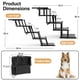 thumbnail image 2 of Escaleras para perros PetrUna, extra anchas, 5 peldaños para perros grandes, 250 libras, 2 of 7