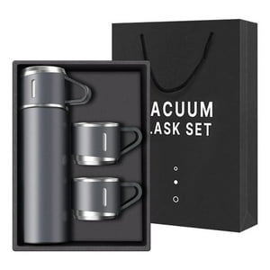 Genérico - Termo Acero Inoxidable 500Ml Aislante Frío Caliente Gris