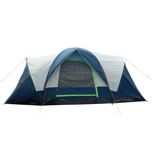 Carpa 8 Personas Camping Outdoor Azul