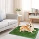 thumbnail image 5 of Almohadilla de césped artificial para perros con bandeja, almohadilla para orinar para entrenamiento en interiores y exteriores, alfombrilla lavable de repuesto para cachorros y mascotas pequeñas, 45, 5 of 5