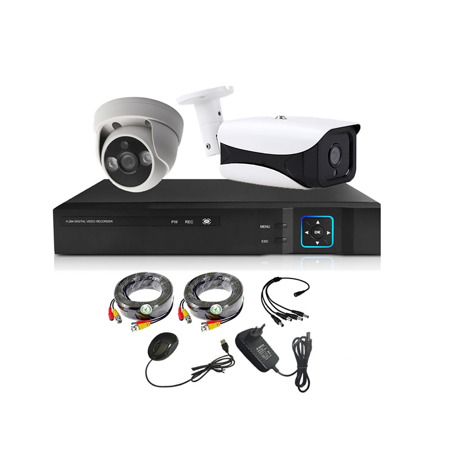 Vipa - Kit 2 Cámaras De Seguridad Mixto Hd 1mp - M22l