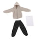 thumbnail image 4 of Figura De Hombre A Escala 1:12, Ropa De Moda Para Figuras De Acción Masculinas De 6 Pulgadas, Disfraz Negro, 4 of 5