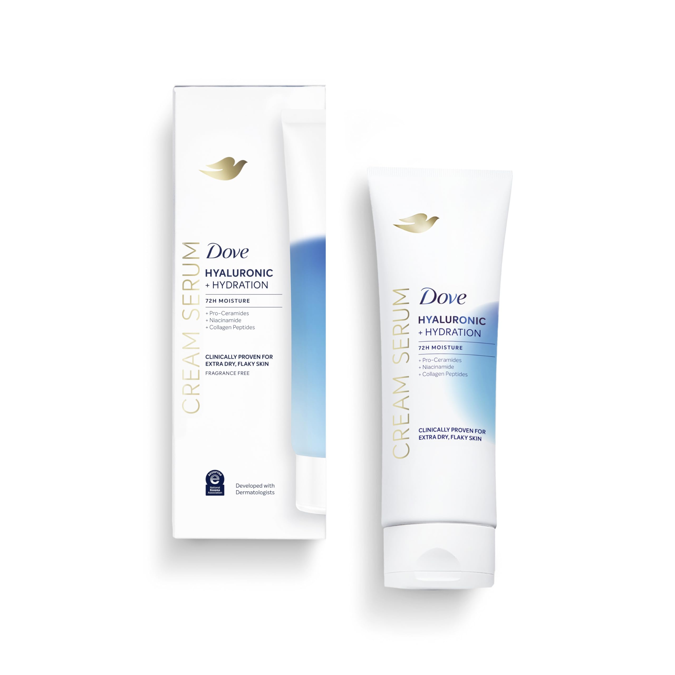 Crema Serum Dove Hyaluronic + Hydration 240Ml Piel Extra Seca