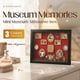 thumbnail image 2 of Caja mini museo silueta DIY kit marco dorado figuras display sombra fotos personalizado, 2 of 8