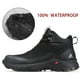 thumbnail image 2 of Botas de senderismo HUMTTO para hombre, todo terreno, impermeables, negras, 2 of 3